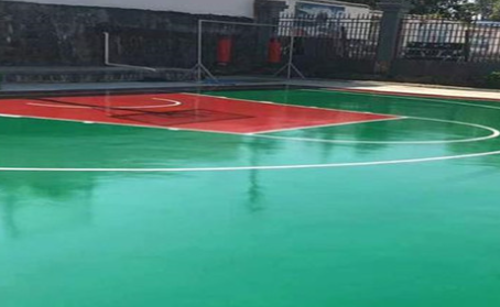 甘肃篮球场翻新地面